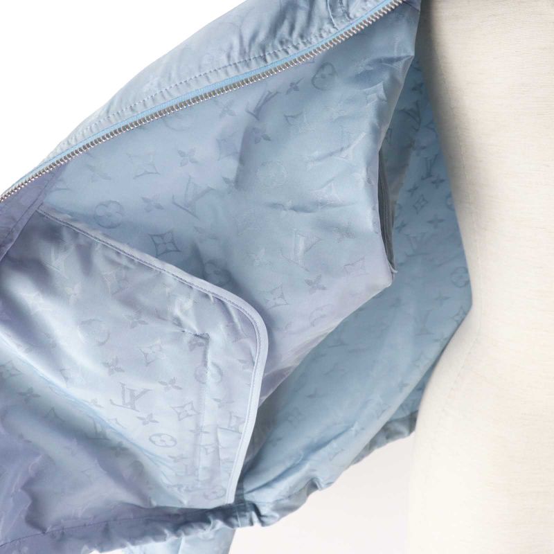 Louis Vuitton 2024 1afe42 Monogram Printed Parka Polyester Silk Blouson Light