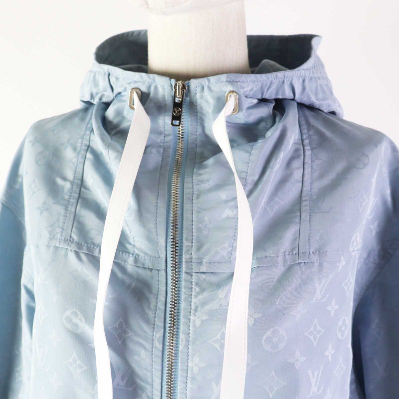 Louis Vuitton 2024 1afe42 Monogram Printed Parka Polyester Silk Blouson Light