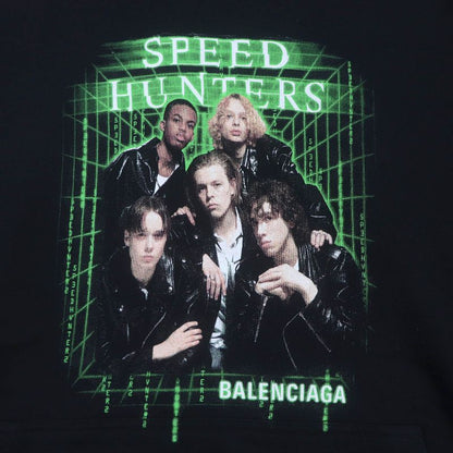 Balenciaga 19AW 559367 Cotton Speed Hunters Speed Hunters Oversized Hoodie