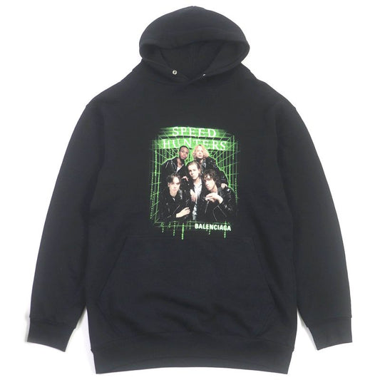 Balenciaga 19AW 559367 Cotton Speed Hunters Speed Hunters Oversized Hoodie