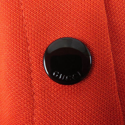 Gucci 644599 Sweatshirt Dress With GG Logo Sweatshirt Dress Orange Black S Made