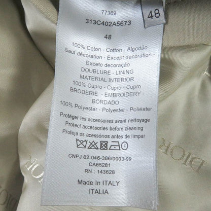 DIOR Homme 23SS 313c402a5673 Logo Embroidery Work Jacket Blouson Jacket Khaki