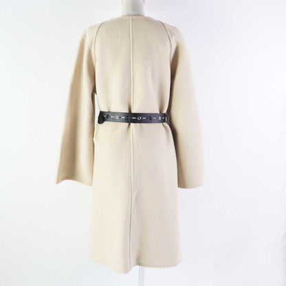 Louis Vuitton 19SS 1a4ysz 100% Cashmere Leather Long Length Wrap Coat With