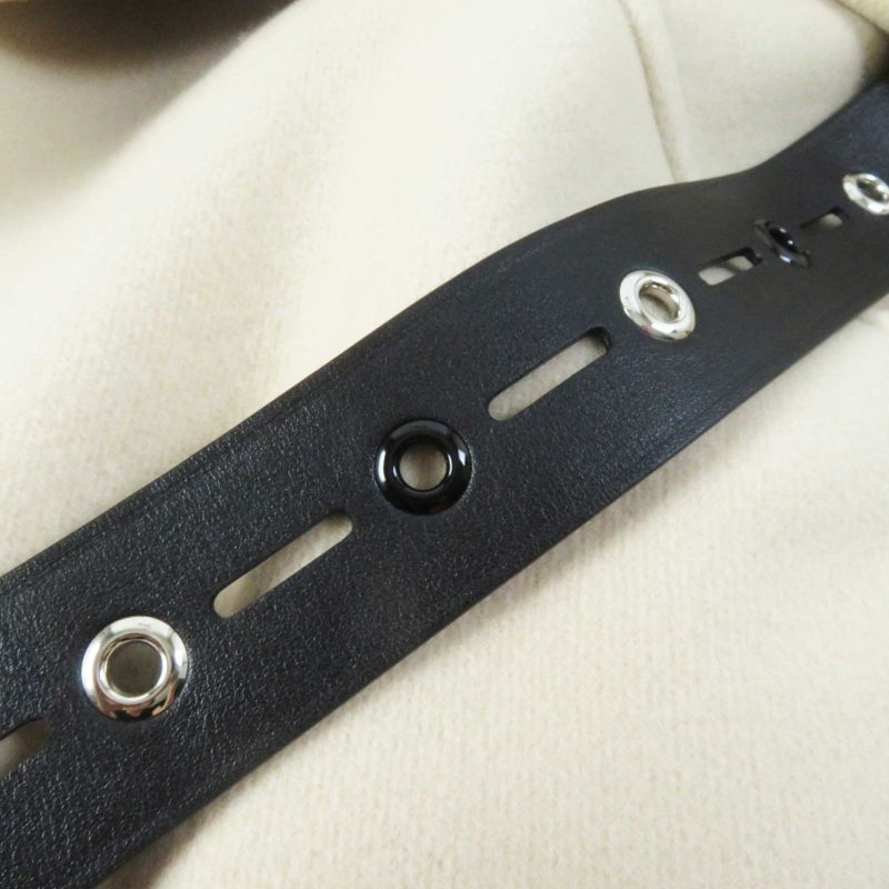 Louis Vuitton 19SS 1a4ysz 100% Cashmere Leather Long Length Wrap Coat With