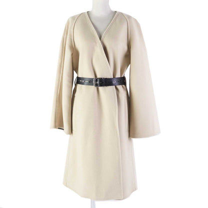 Louis Vuitton 19SS 1a4ysz 100% Cashmere Leather Long Length Wrap Coat With