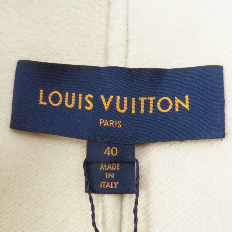 Louis Vuitton 19SS 1a4ysz 100% Cashmere Leather Long Length Wrap Coat With