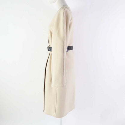 Louis Vuitton 19SS 1a4ysz 100% Cashmere Leather Long Length Wrap Coat With