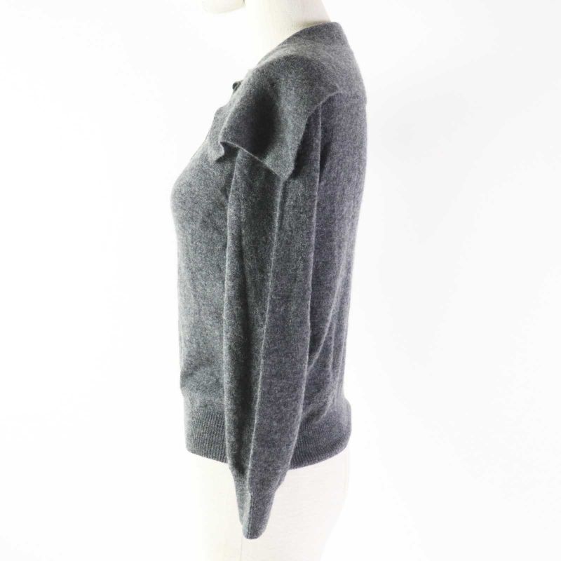 Christian DIOR 23AW 354s48am053 100% Cashmere CD Logo F Pearl Button BIG Color