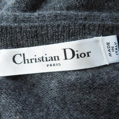 Christian DIOR 23AW 354s48am053 100% Cashmere CD Logo F Pearl Button BIG Color