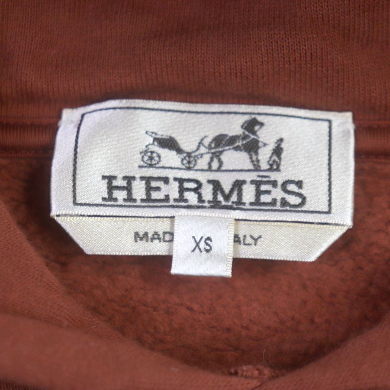 Hermes 20AW Sport Capsule Hooded Sweater Sport Capsule Cotton Footed Lined