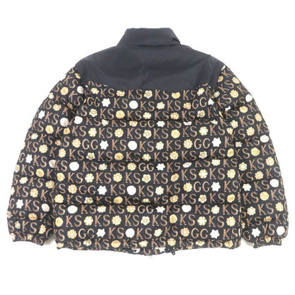 Gucci 21SS 644381 Ken Scott Allover WZIP 2WAY Down Vest Down Jacket Black 48