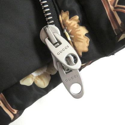 Gucci 21SS 644381 Ken Scott Allover WZIP 2WAY Down Vest Down Jacket Black 48