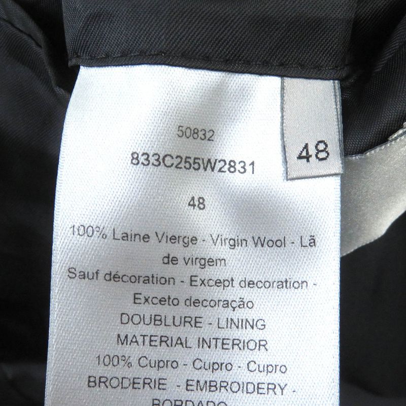 DIOR Homme DIOR Homme 18AW 833c255w2831 Wool Tribal Patch Single Tailored