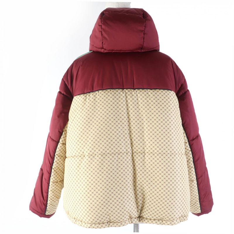 Gucci 21AW 663279 GG Parachute Nylon GG Marmont Patch Side Web Line Padded