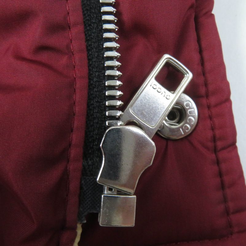 Gucci 21AW 663279 GG Parachute Nylon GG Marmont Patch Side Web Line Padded