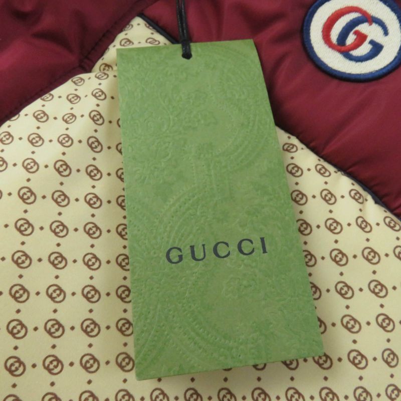 Gucci 21AW 663279 GG Parachute Nylon GG Marmont Patch Side Web Line Padded
