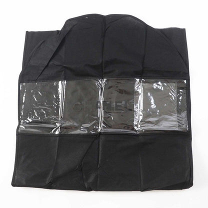 CHANEL P70625 Total Pattern/none Ground Hooded Reversible Down Jacket Black