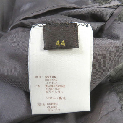 Louis Vuitton Cotton Monogram Embossed Single Velour Jacket Tailored Jacket