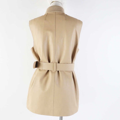 Hermes 3e1216d8 Goatskin Lined Chaine D'ancre Pattern Cashmere Rib Knit Collar