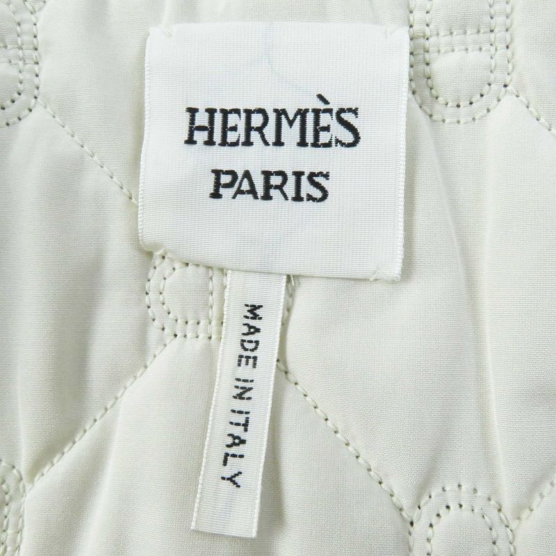 Hermes 3e1216d8 Goatskin Lined Chaine D'ancre Pattern Cashmere Rib Knit Collar