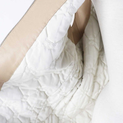 Hermes 3e1216d8 Goatskin Lined Chaine D'ancre Pattern Cashmere Rib Knit Collar