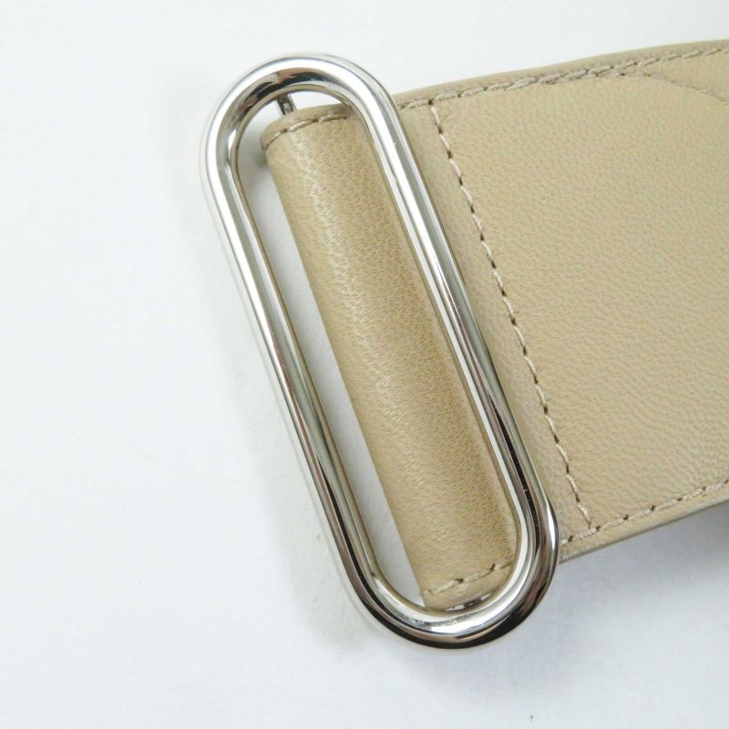 Hermes 3e1216d8 Goatskin Lined Chaine D'ancre Pattern Cashmere Rib Knit Collar