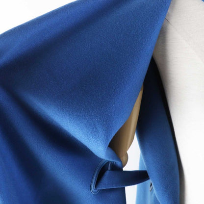 Hermes 2e0136dg 100% Cashmere Silver Hardware Serie Button Belted Collarless