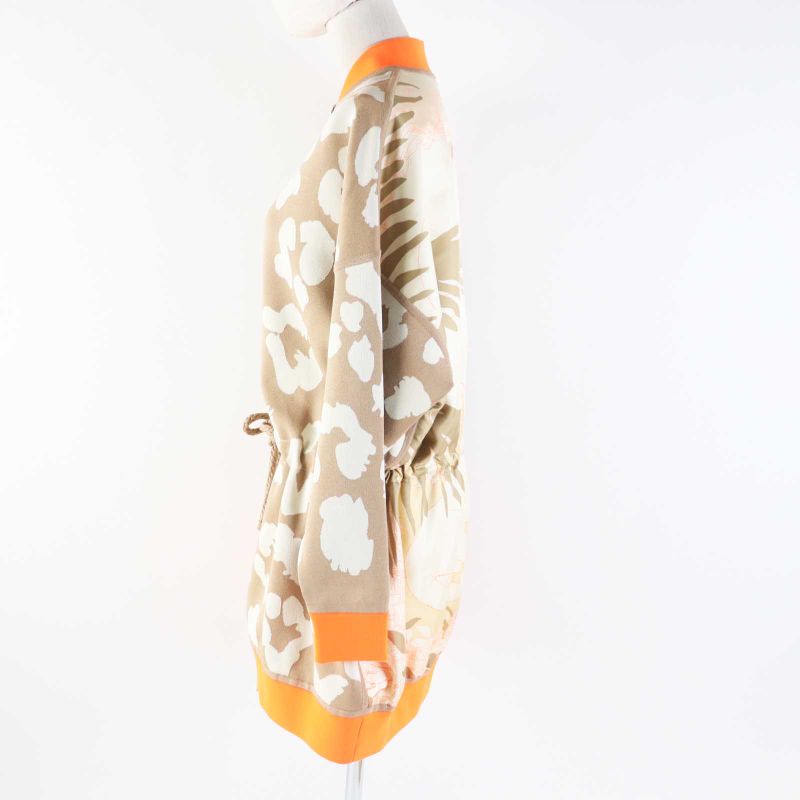 Hermes 2h2816dr Jungle LOVE Jungle LOVE 100% Silk With Drawcord Long Length