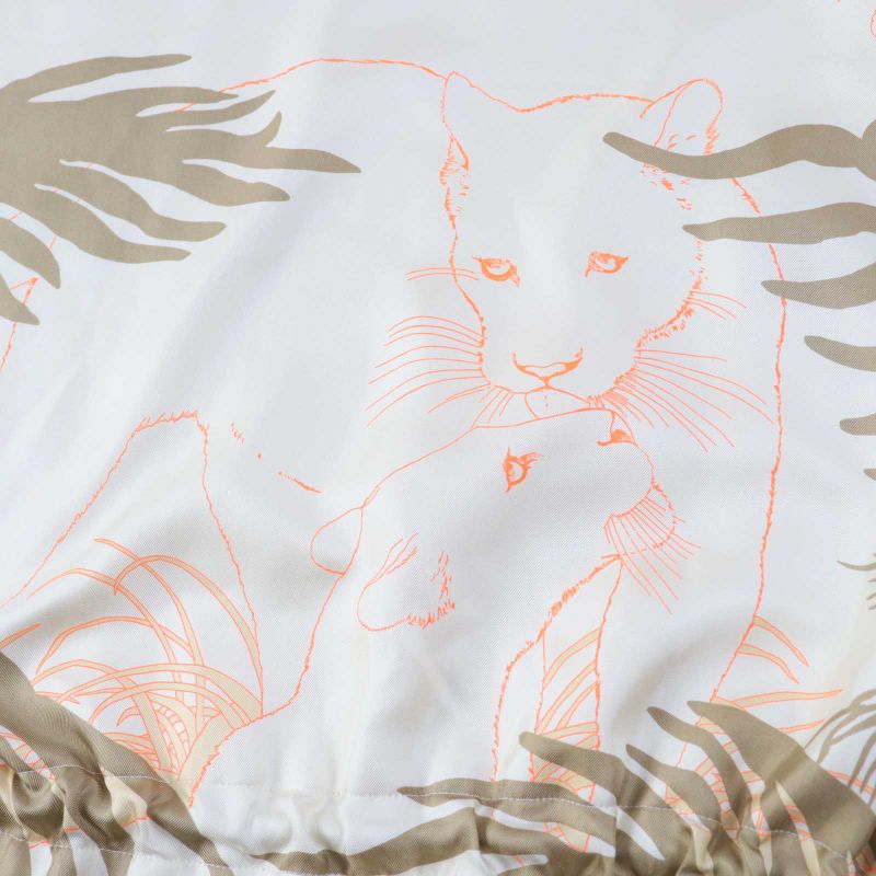 Hermes 2h2816dr Jungle LOVE Jungle LOVE 100% Silk With Drawcord Long Length