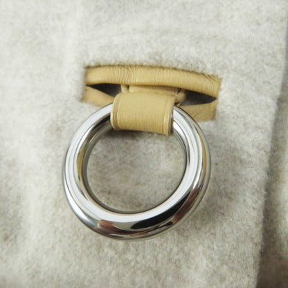 Hermes 3e0223dz 100% Cashmere Silver Hardware Lamb Leather Long Length Gilet/ves