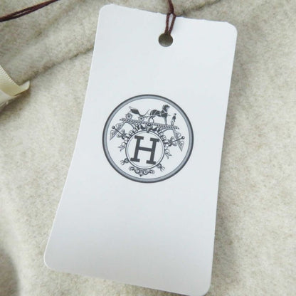 Hermes 3e0223dz 100% Cashmere Silver Hardware Lamb Leather Long Length Gilet/ves