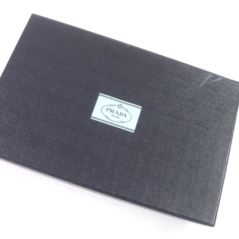 Prada Umc134 Virgin Wool Nylon Switched Zip Up Knit Blouson Jacket Black 46