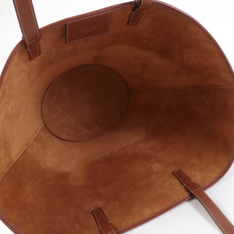 Celine 196953du3.04lu Cuir Triomphe Coufant Medium Tote Bag Tan Smooth Calfskin