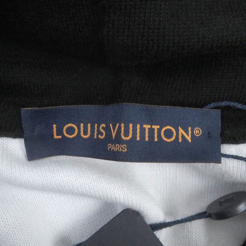 Louis Vuitton 2024 1aa4y8 Cotton Monogram Gradient Hoodie Knit Hoodie Black M