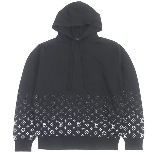 Louis Vuitton 2024 1aa4y8 Cotton Monogram Gradient Hoodie Knit Hoodie Black M
