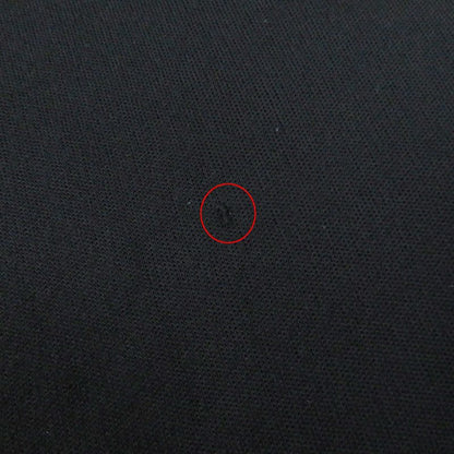 Gucci 364339 100% Rayon Lamb Leather Use Square Neck Long Sleeves Dress Black