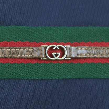  Gucci 751155 Cotton Formal Jacket With Web Stripe Detail Sherry Line Tailored