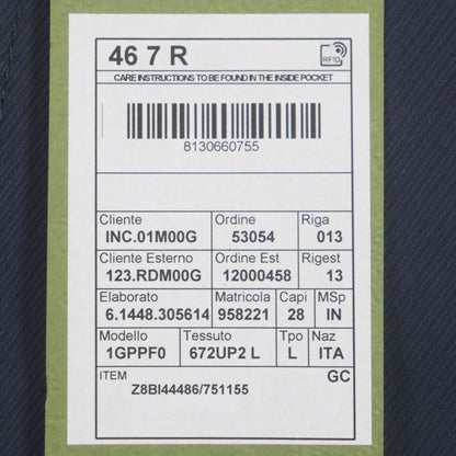  Gucci 751155 Cotton Formal Jacket With Web Stripe Detail Sherry Line Tailored