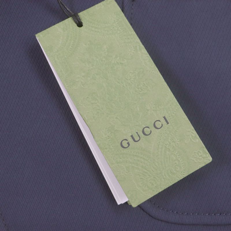 Gucci 751155 Cotton Formal Jacket With Web Stripe Detail Sherry Line Tailored