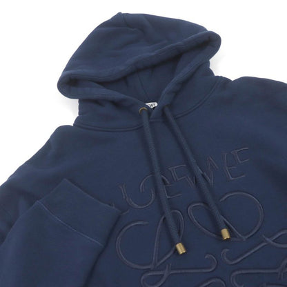 LOEWE 24SS H526y25x39 Cotton Anagram Embroidery Relaxed Fit Hoodie Pullover