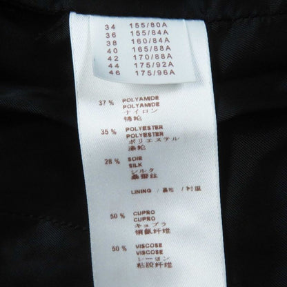 Louis Vuitton Silk-blend Monogram Trench Coat Black 34 Made In France Genuine