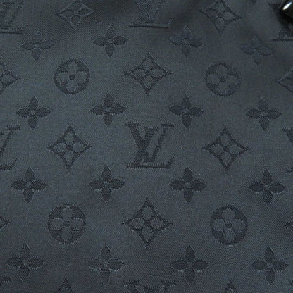 Louis Vuitton Silk-blend Monogram Trench Coat Black 34 Made In France Genuine