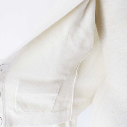 CHANEL P73102 Cashmere Long Sleeve Knit Cardigan With Decorative Coco Mark