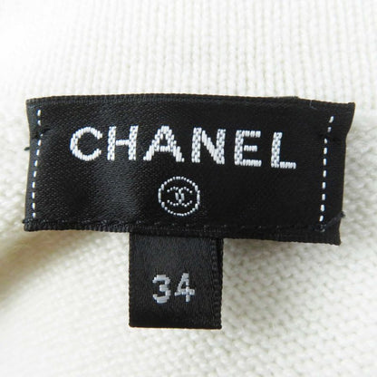 CHANEL P73102 Cashmere Long Sleeve Knit Cardigan With Decorative Coco Mark