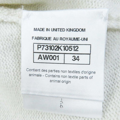 CHANEL P73102 Cashmere Long Sleeve Knit Cardigan With Decorative Coco Mark