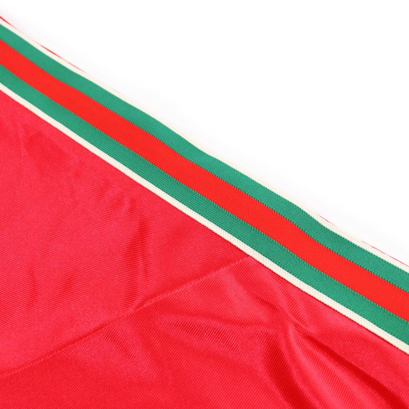 Gucci 21AW 653373 Side Web Lines Shiny Jersey Pullover Hoodie With Interlocking