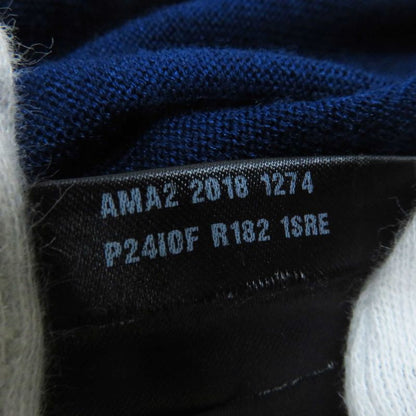 Prada 18 P24i0f Wool Silk Collar Ruffle Short Sleeve Knit/ Short Sleeve Knit