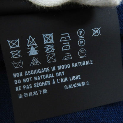 Prada 18 P24i0f Wool Silk Collar Ruffle Short Sleeve Knit/ Short Sleeve Knit