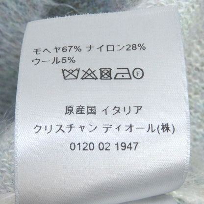 DIOR Homme 213m236at427 Mohair CD Logo Argyle Logo Button Knit Cardigan Blue M