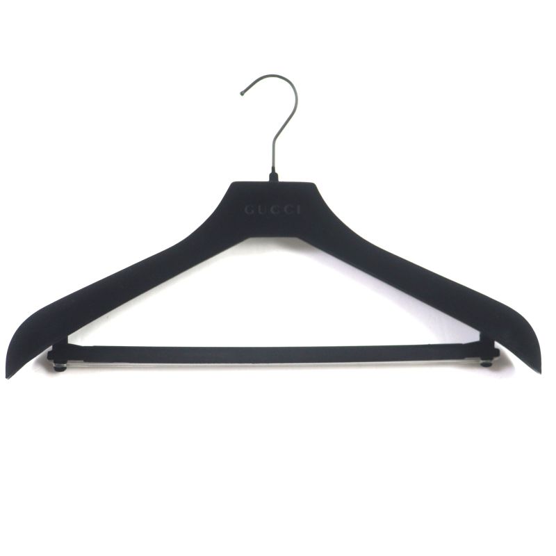 Gucci 439365 100% Wool Logo Buttons Winged Oversized Chester Coat Black 44